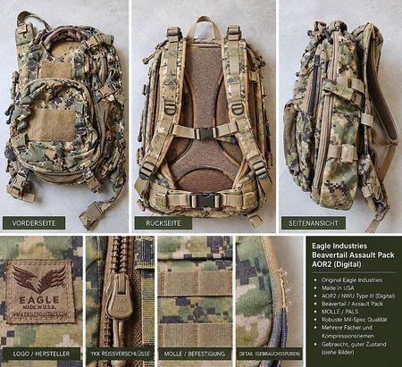 Eagle Industries Assault Pack in AOR2