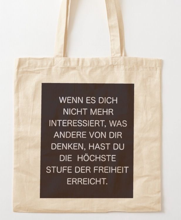 Tasche Stofftasche Spruch Freiheit Kaufen auf Ricardo