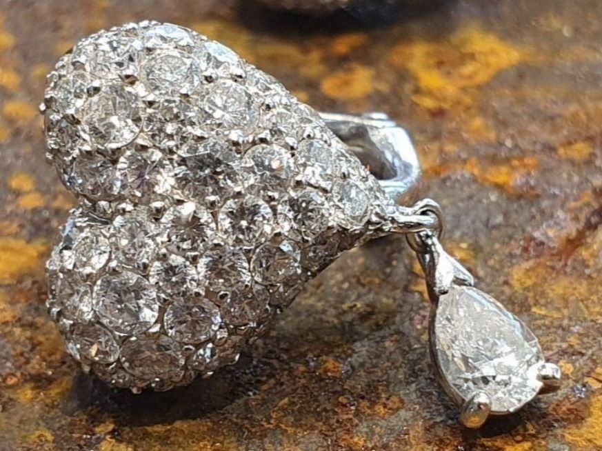 Dior Orecchini pendenti & Orecchini a lobo: Dior Ohrclips Cupidon exrtrem selten Top – Usato da Unterägeri venduto da Altgoldschmuck 8