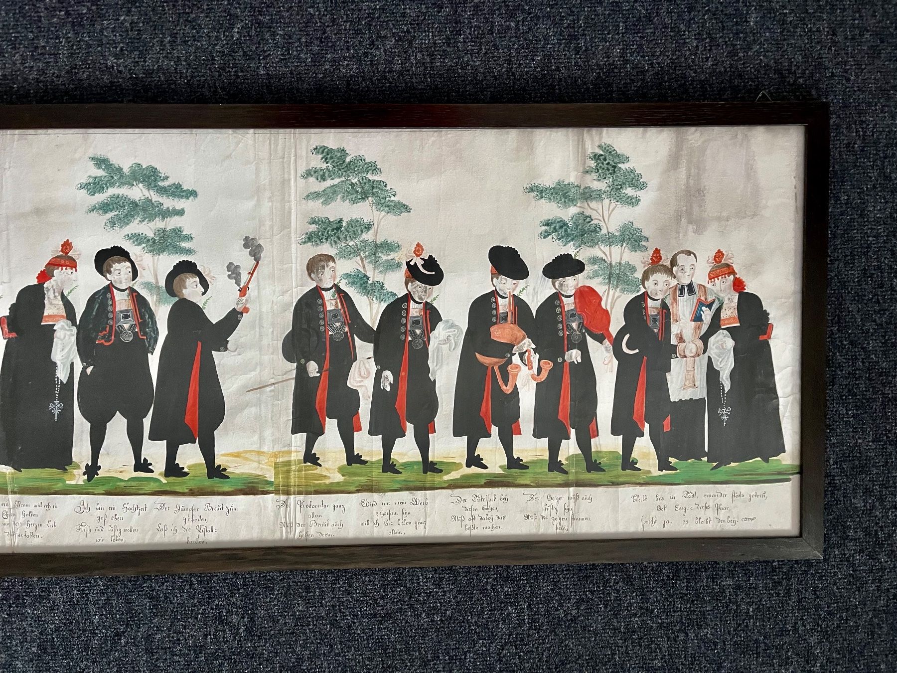 Tableaux: Gemälde Egerländer Bauernhochzeit – D'occasion à Kriens par Bangkapi 3