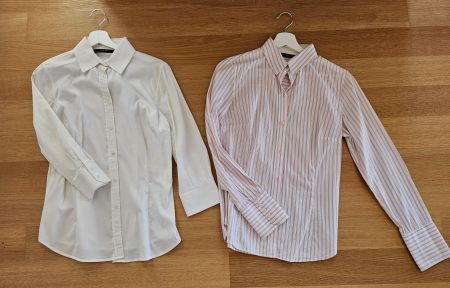 2 Damen Blusen Zara Basics Gr. M