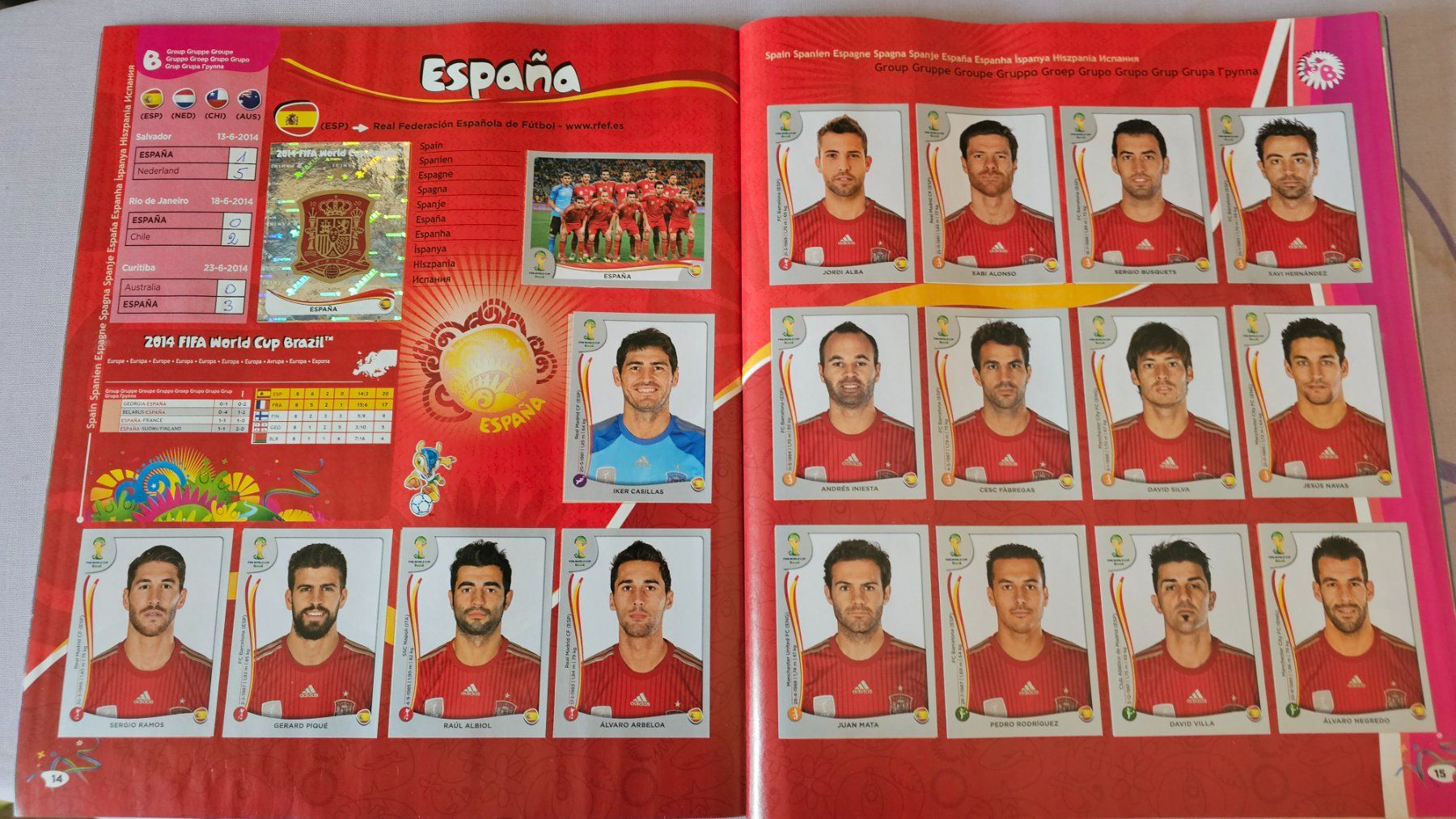 Panini Album: Panini WM 2014 Brasil – Usato da Zug venduto da alt_9p2z 5