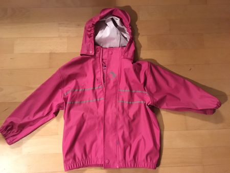 Regenschutz für Mädchen pink