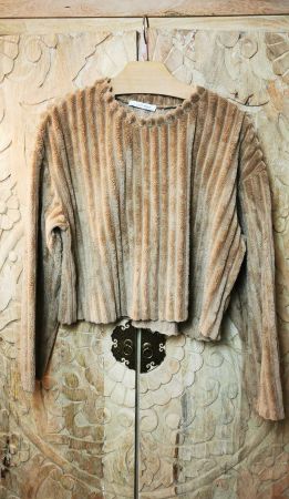 Kuscheliger Pullover, Teddy, ZARA Cord, Top Zustand - S