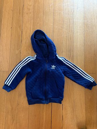 kinder Adidas Jäckchen 98 Königsblau Baumwolle