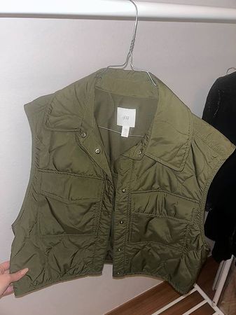 H&M giacca/gilet senza maniche militare taglia M