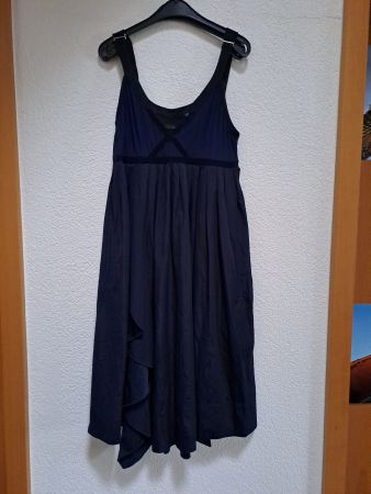 Kleid, Gr. S, Marke Marithe Francois,blau/schwarz  Girbaud