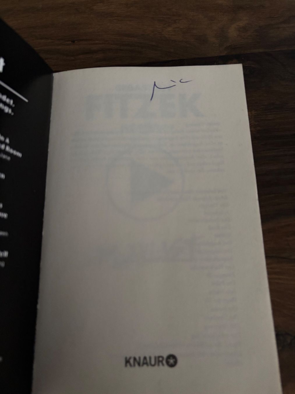 Libri: TB Sebastian Fitzek - Playlist – Usato da Kleinandelfingen venduto da Baba23 2