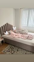 Bett 140x200 Polsterbett mit Matratze & Topper