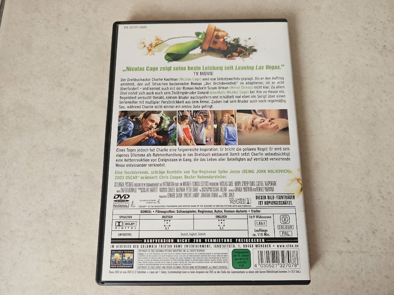 Alle DVDs: Adaption  /  (Nicolas Cage) – Gebraucht aus Schneisingen von backstore24 1