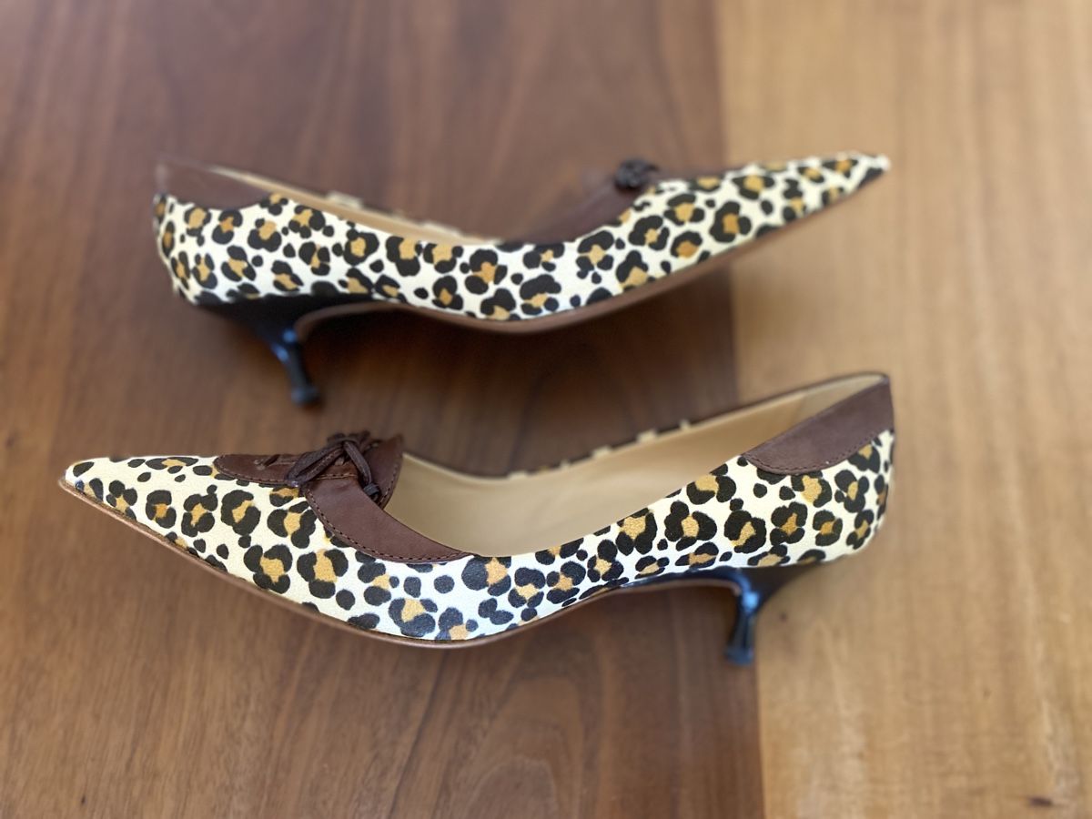 Moschino Scarpe da donna: Moschino-Pumps, echtes Leder, Leomuster, 37.5 – Nuovo (secondo la descrizione) da Zürich venduto da Klusek_2019 2