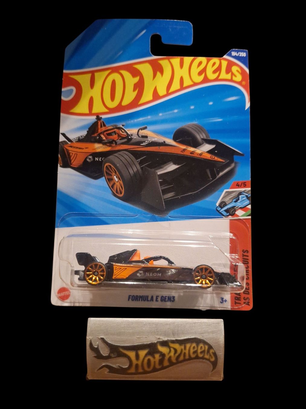 Hot Wheels Modellini d'auto: Hot Wheels Track Aces 2025 Formula E Gen3 4/5 L – Nuovo e nell'imballaggio originale da Adlikon venduto da Mmartin0