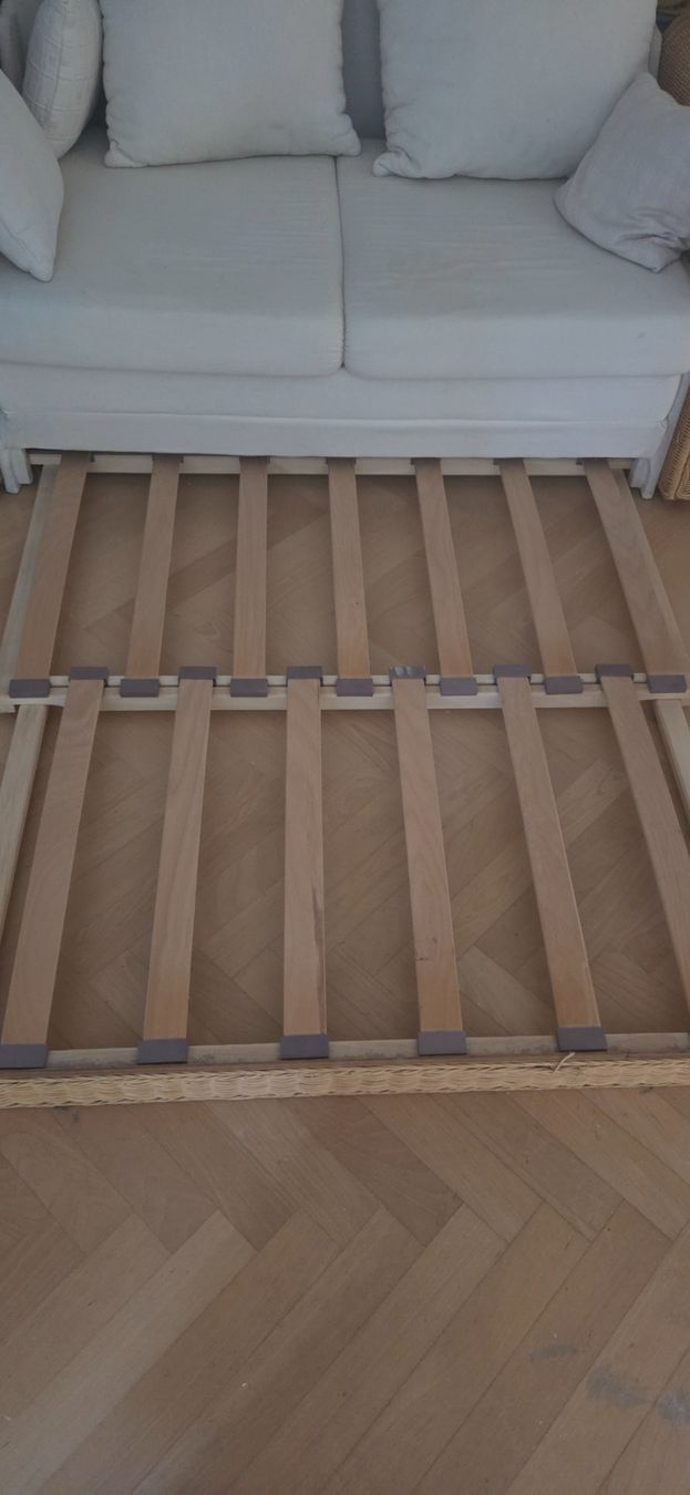 Divani: 2er Rattan Schlafsofa – Usato da Winterthur venduto da dus_bpn6 1