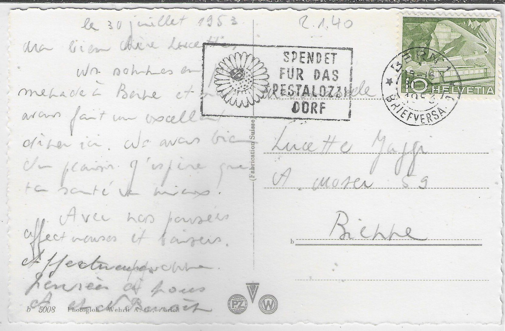 Cartoline postali: Muri BE - Hotel Sternen – Usato da Ettingen venduto da Kartenplanet 1