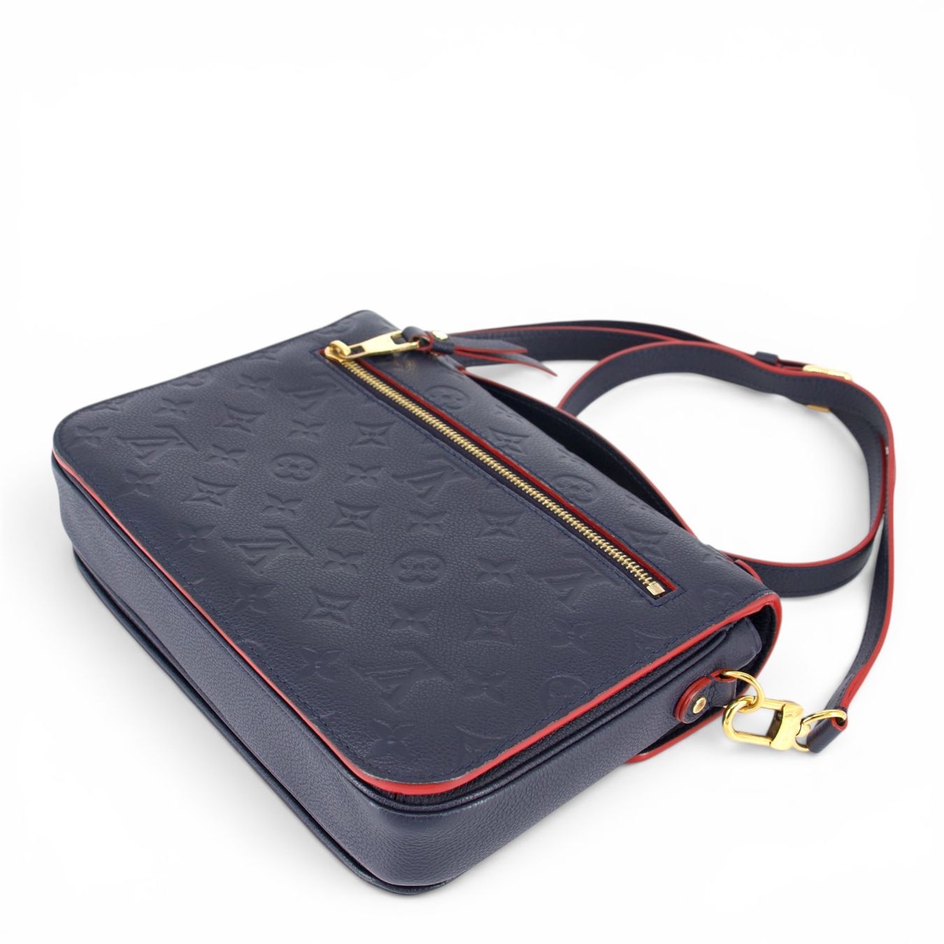 Louis Vuitton Borse da donna: Louis Vuitton Pochette Métis empreinte blau – Usato da Binningen venduto da Designerlabels 9