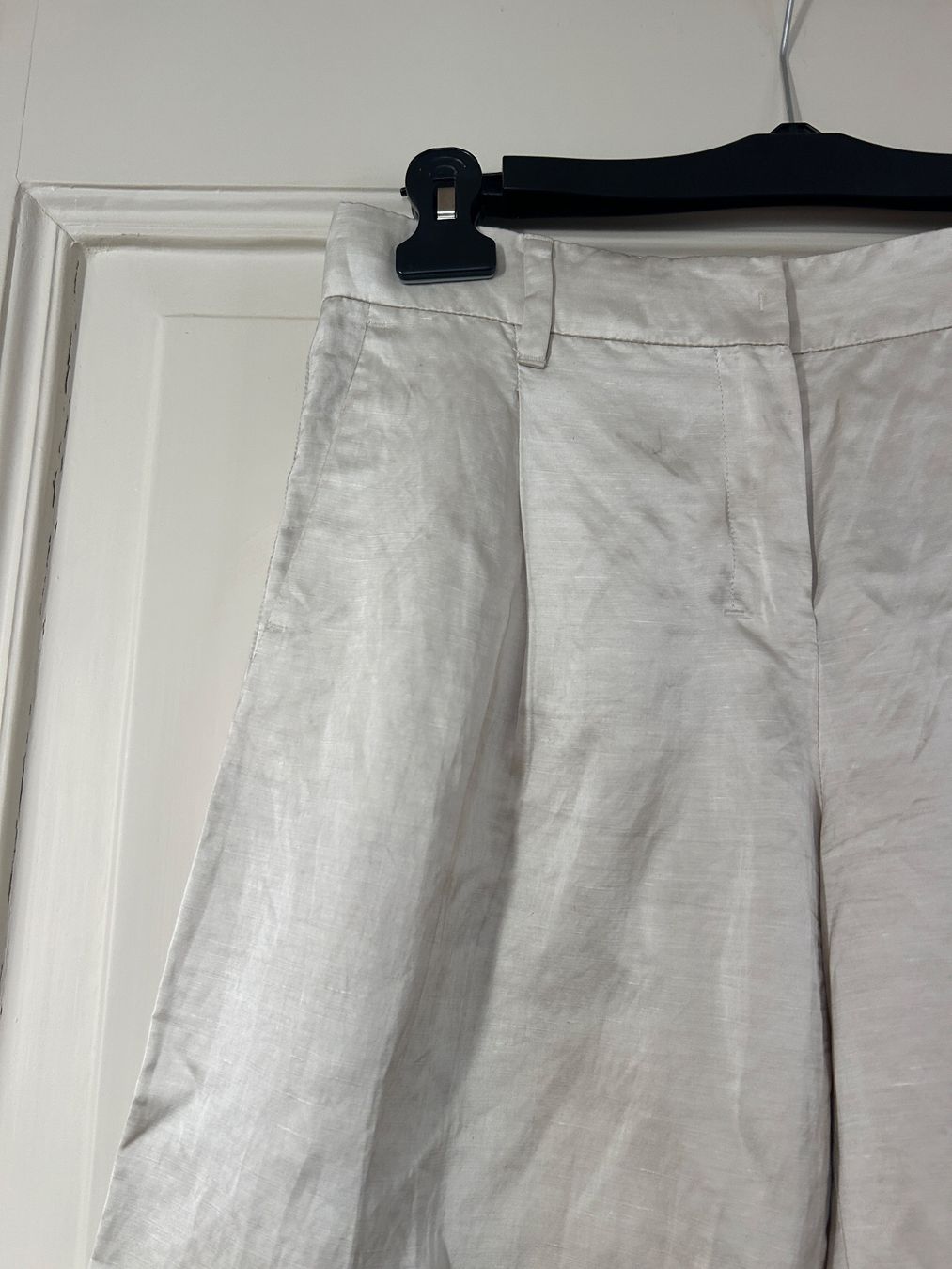 Pantalons: max mara shiny linen pants – D'occasion à basel par wastedworld 4