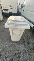 Abfallbehälter, Rollcontainer 240 Liter / 110 kg weiss
