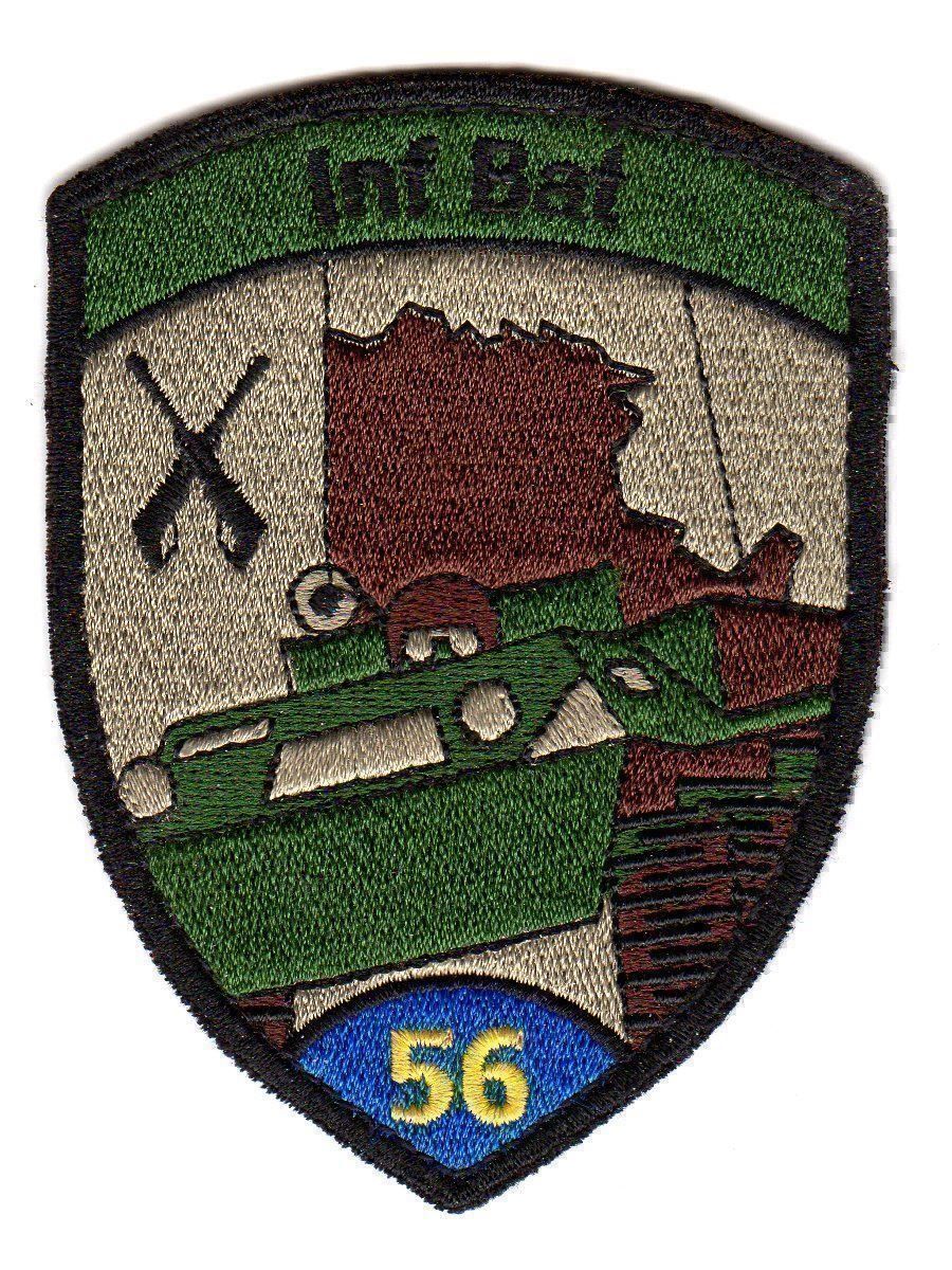 Plaketten & Abzeichen: Badge Inf Bat 56 blau – Gebraucht aus Erlinsbach von S700