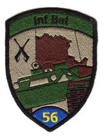 Badge Inf Bat 56 blau