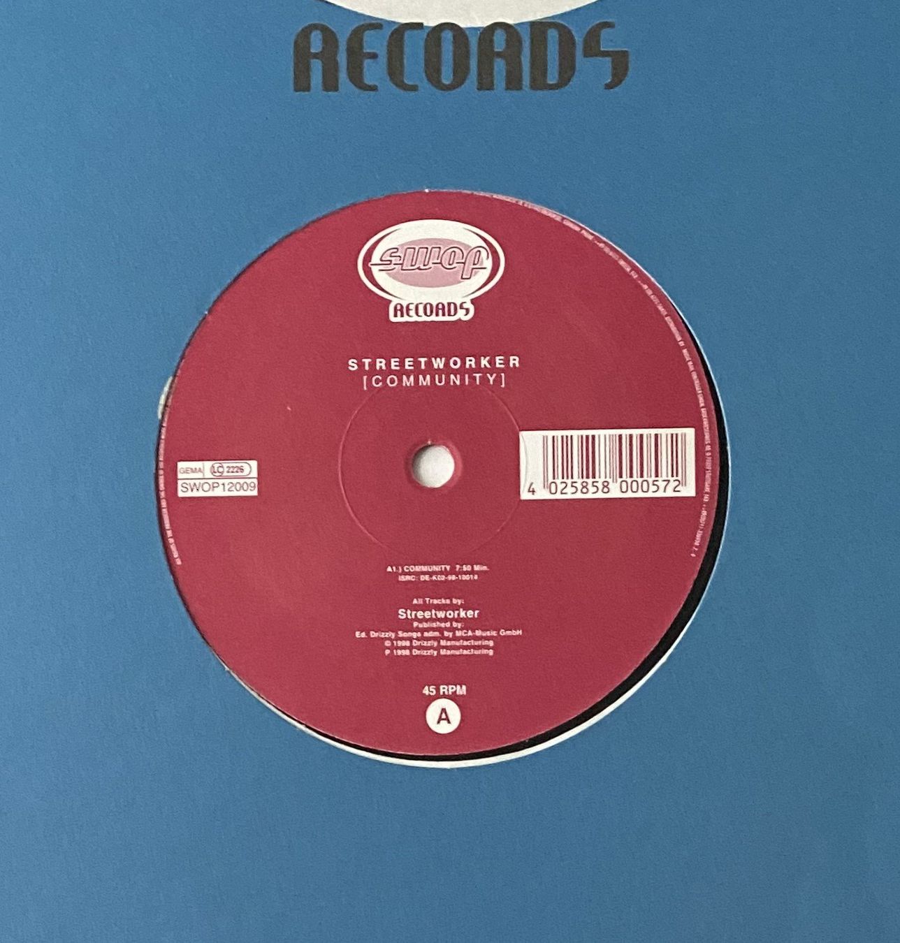Schallplatten: Streetworker, Community (Techno) – Gebraucht aus Flums von Empe1 2