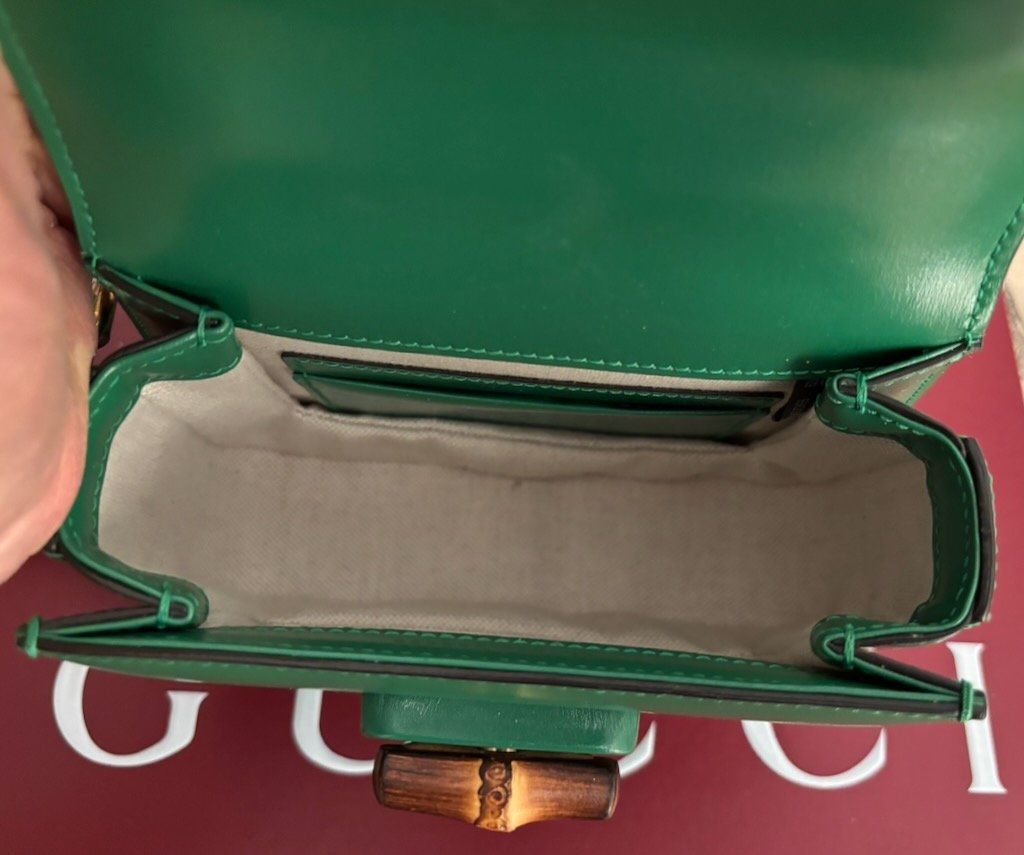 Gucci Borse da donna: GUCCI Mini sac vert Bamboo 1947 – Usato da Zürich venduto da Libraco 7