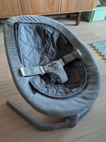 Nuna LEAF Babywippe / Babybringe grau – inkl. Spielbügel
