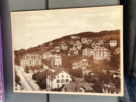 Echt Photo auf Karton / Zürich - Rigiviertel ca. 1900