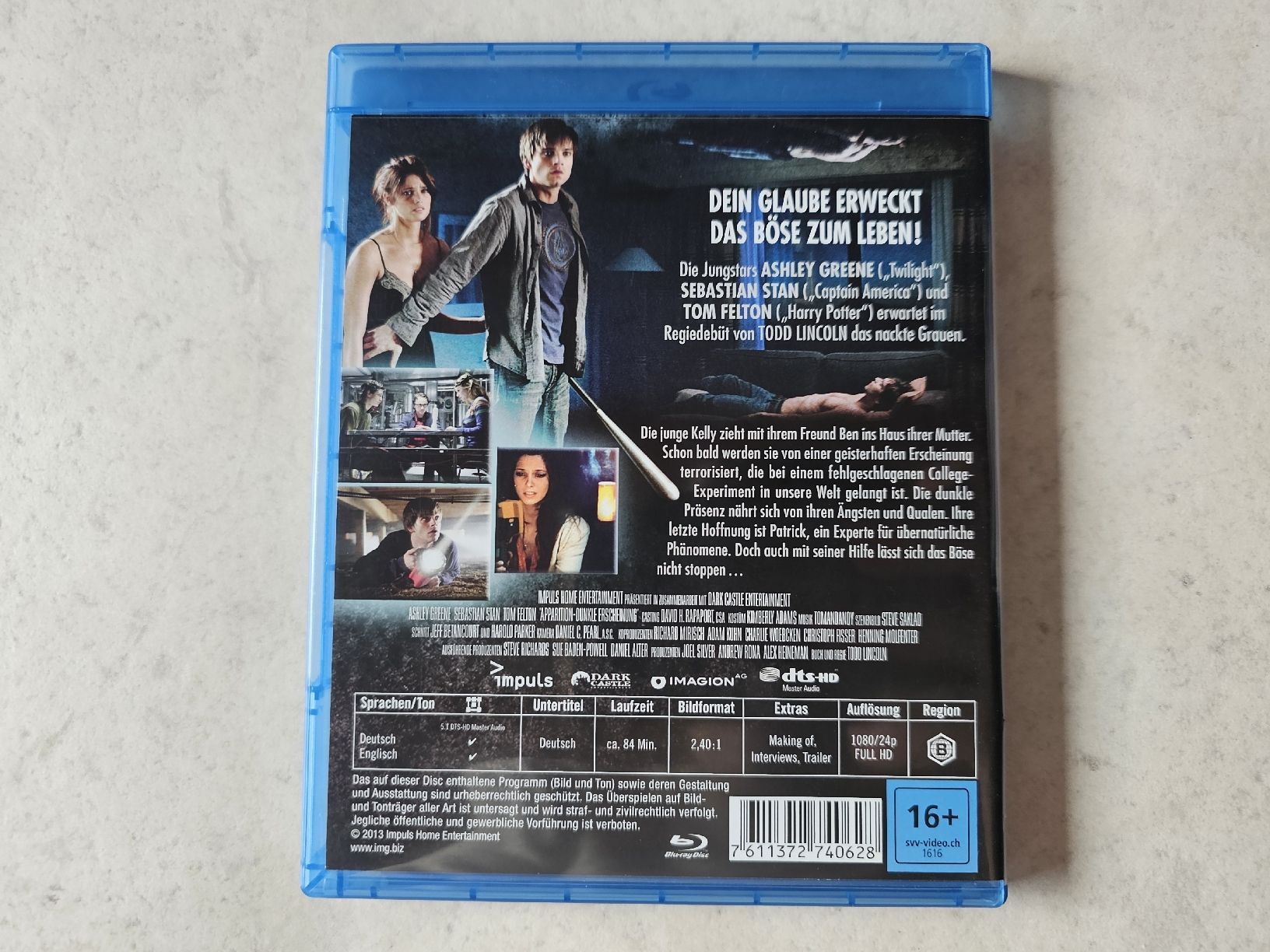 Tutti i DVDs: Apparition  -  Dunkle Erscheinung  /  Bluray – Usato da Schneisingen venduto da backstore24 1