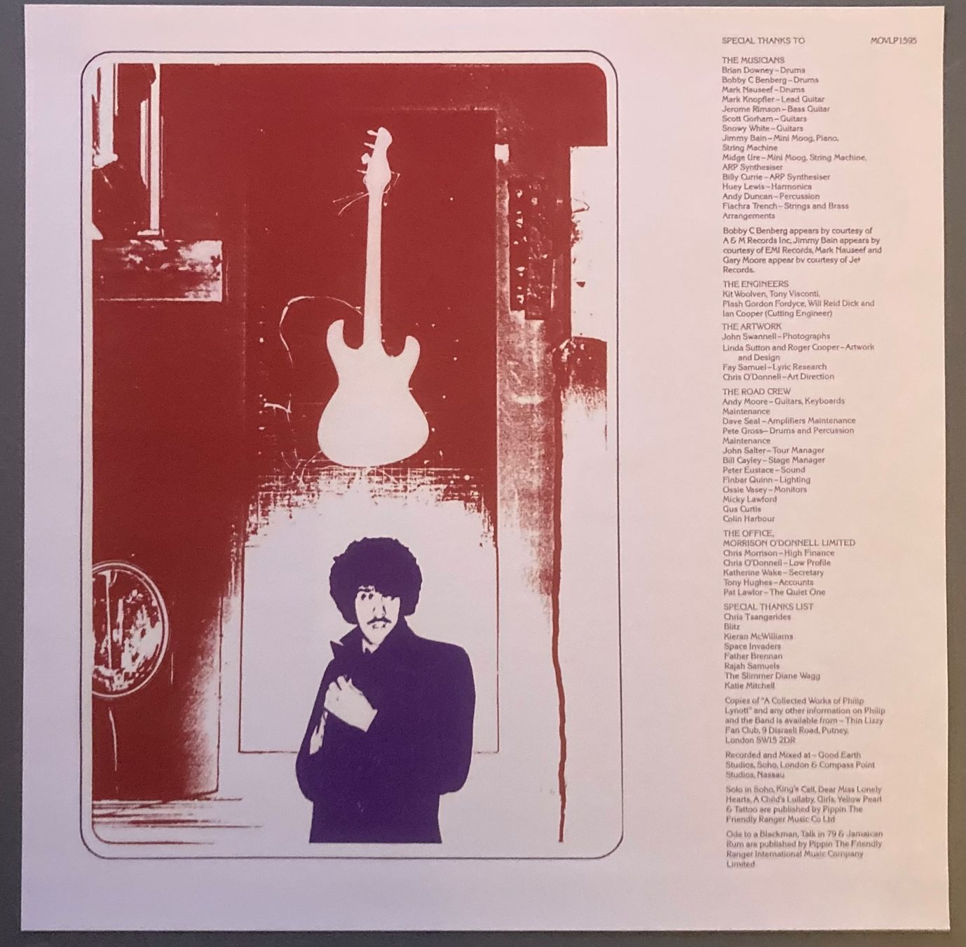 Schallplatten: PHILIPP LYNOTT - SOLO IN SOHO – Gebraucht aus Poliez-Pittet von Newtown-Records 2