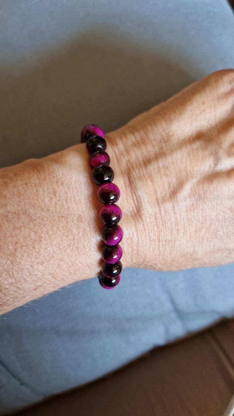 Bracciali & Braccialetti: Armband purpur Steine,Elastik, neuwertig – Nuovo (secondo la descrizione) da Oberengstringen venduto da Sheera7 2
