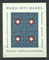 1971, Nationale Briefmarkenausstellung Basel (NABA) Nr.26 **