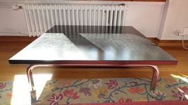 Couchtisch Metall/Chrom – Industrial Style, quadratisch