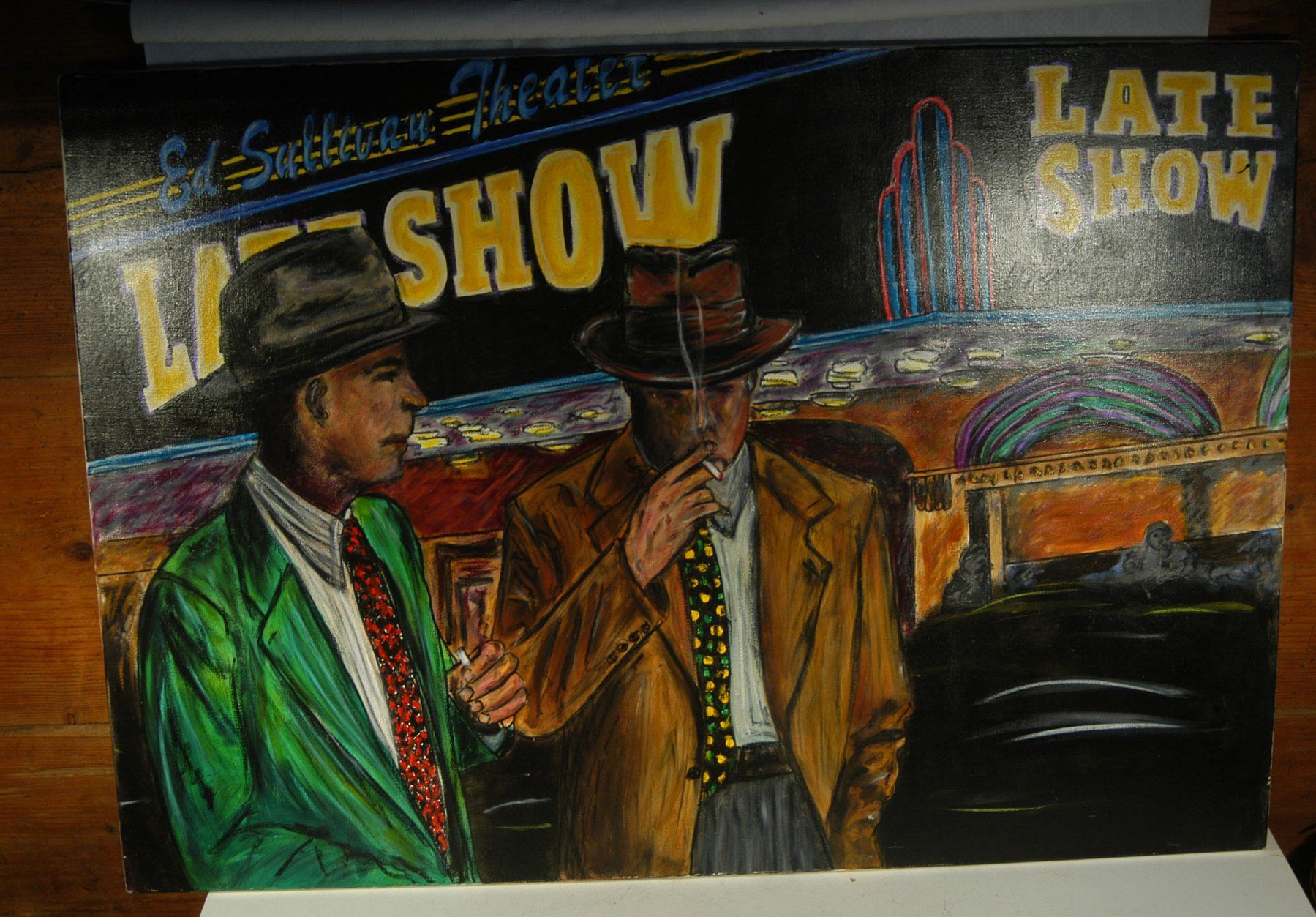 Dipinti: Bild Ed Sullivan Show Oel auf Leinwand – Usato da Herisau venduto da Wisen