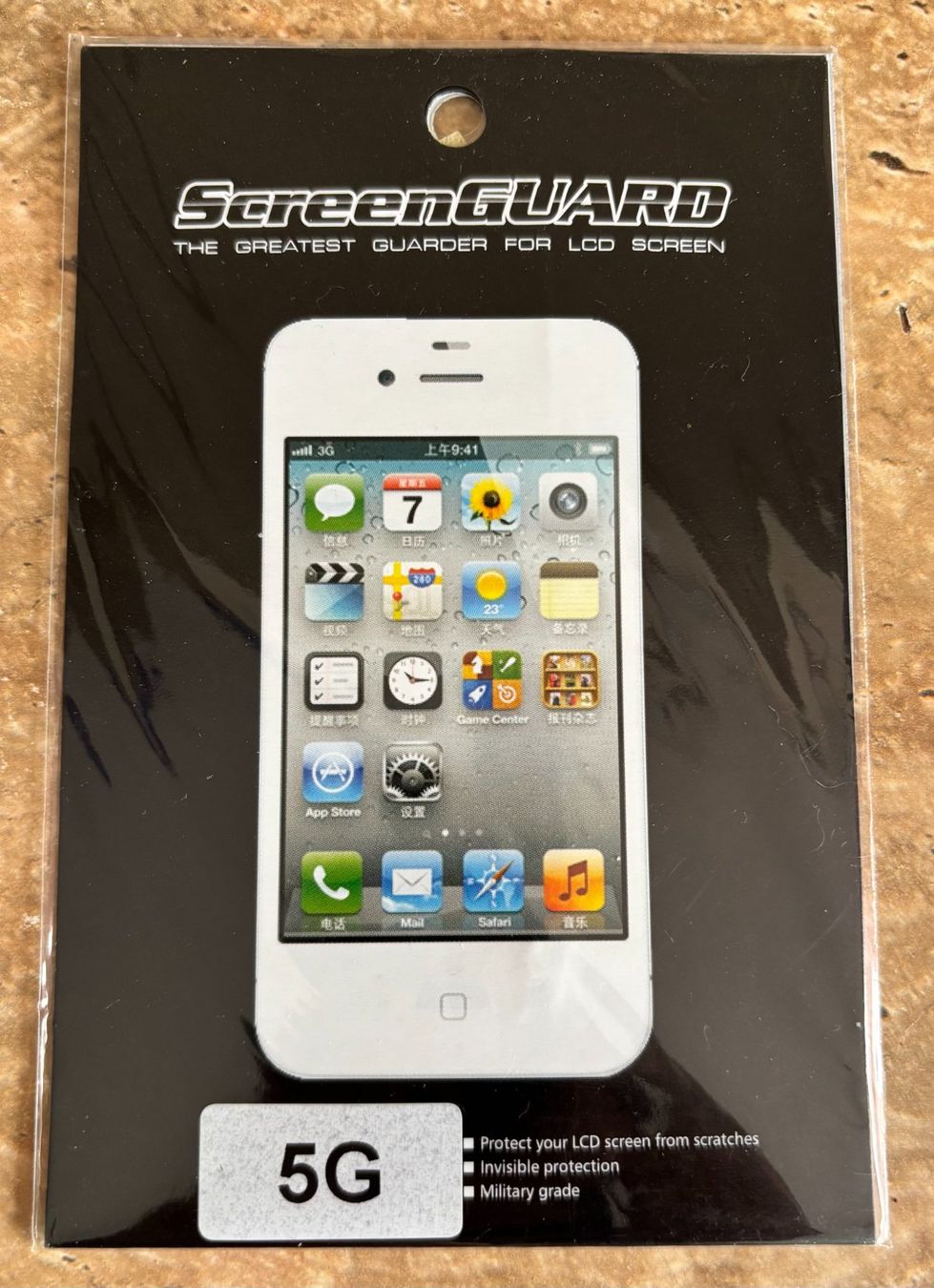 Lackretusche & Schutzfolien: Schutzfolie für IPhone 5G – Neu und originalverpackt aus Dörflingen von verena052