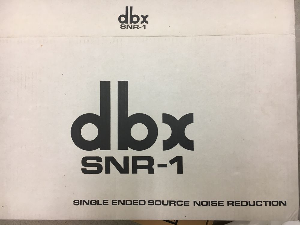 dbx SNR1 Single Ended Noise Reduction Kaufen auf Ricardo