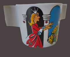 Märchen - Kunststoff Becher "Americana" zirka 60er Jahre