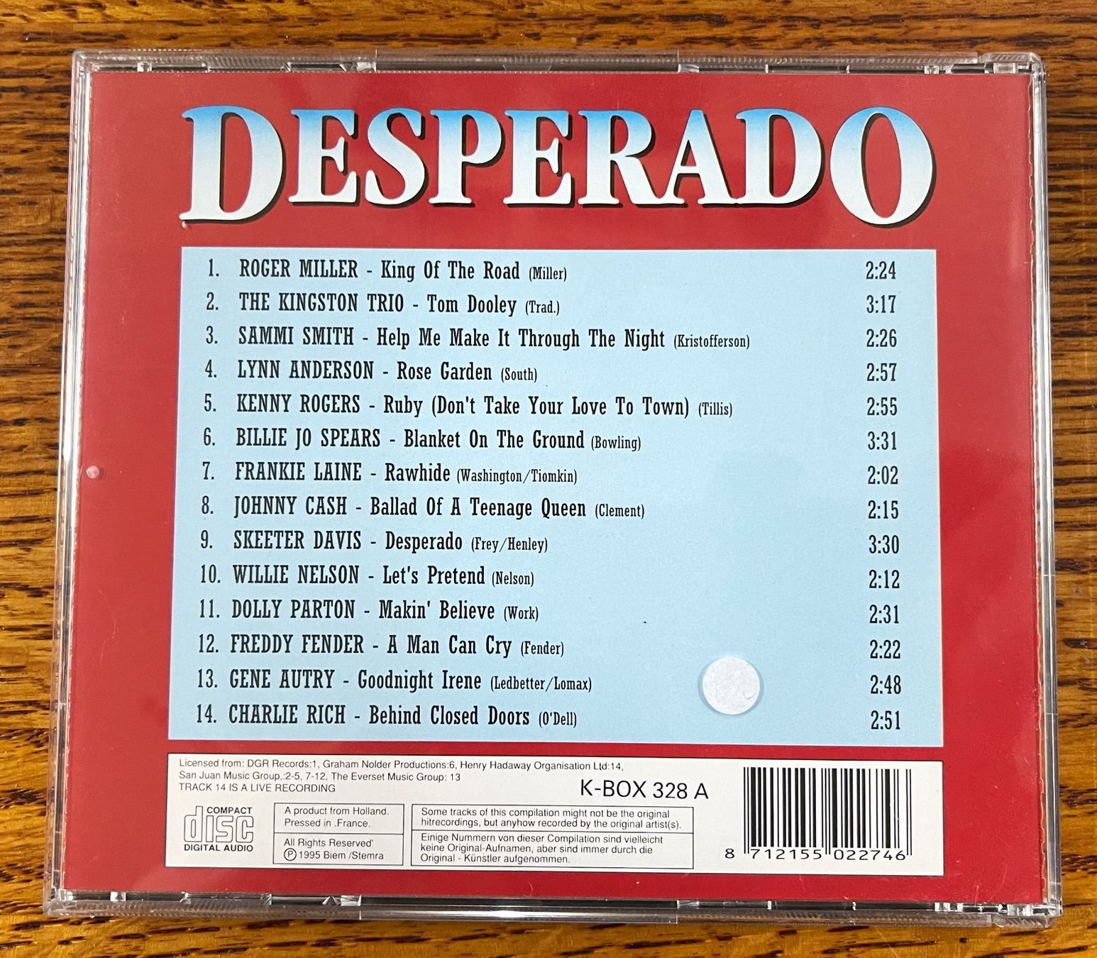 CD: Desperado (CD 1) – Usato da Oftringen venduto da Vucki 1