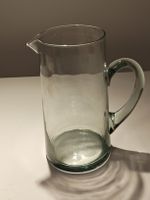Wunderschöne, mundgeblasene Glaskaraffe / Glaskrug