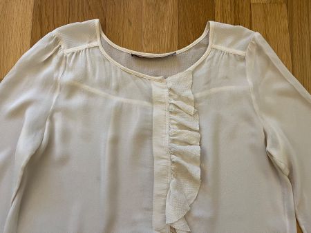 Rüschenbluse von Comptoir des Cotonniers, franz. Grösse 40