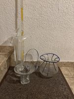 Verschiedene Vasen aus Glas