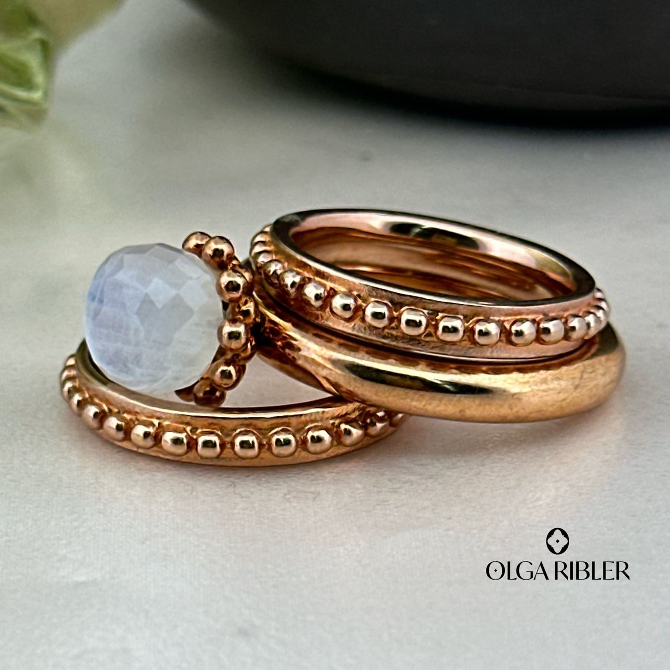 Olga Ribler Ringe: Edelstahl  Ring Set aus 3 Ringen Grösse 58 – Neu (gemäss Beschreibung) aus Luzern von byolgaribleroutlet 2