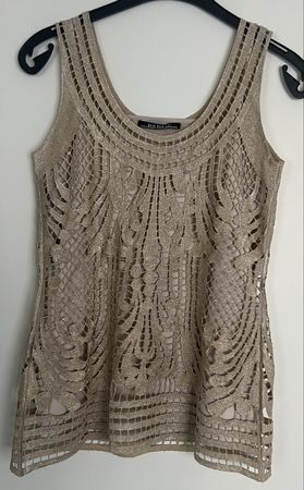Sem per Lei Top, Gold, Gr. 38, neu mit Etikett
