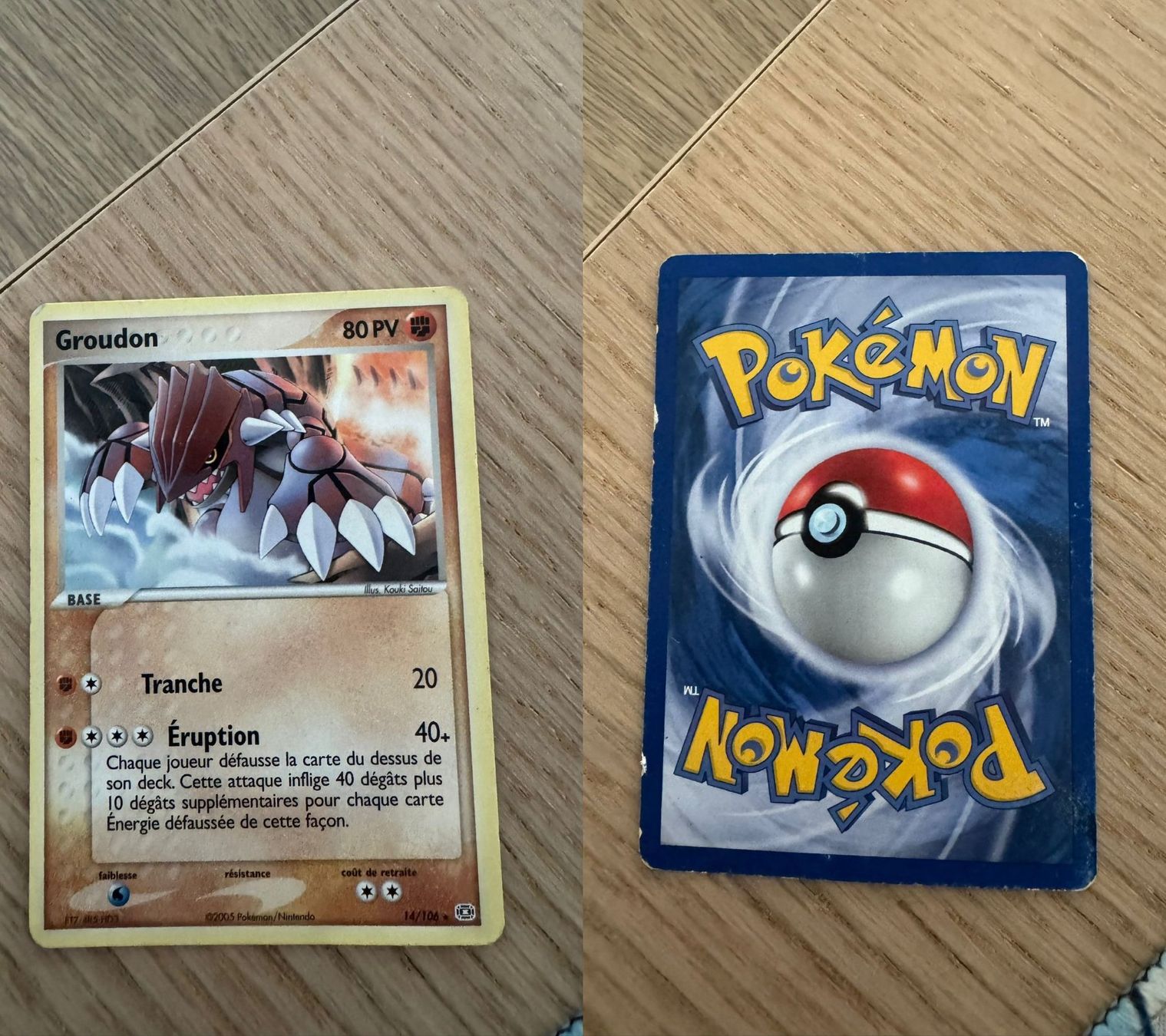 Pokémon Carte collezionabili: Groudon 14/106 – Usato da Chavannes-Renens venduto da skywalker1942