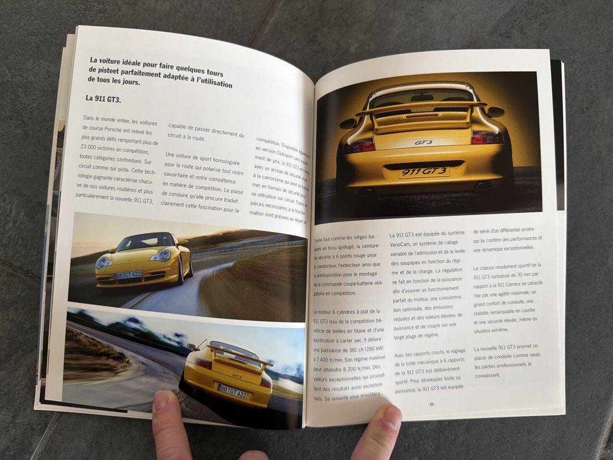 Porsche Documenti: Porsche Broschüre: Les modèles – Nuovo (secondo la descrizione) da Wolfwil venduto da Rolex1 3