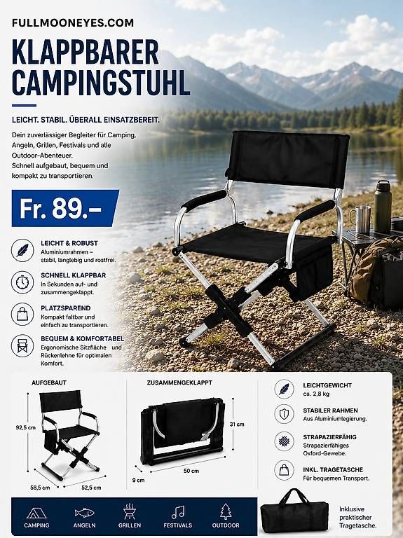 Sedie: klappstuhl Campingstuhl – Usato da Itingen venduto da Fullmooneyes 1