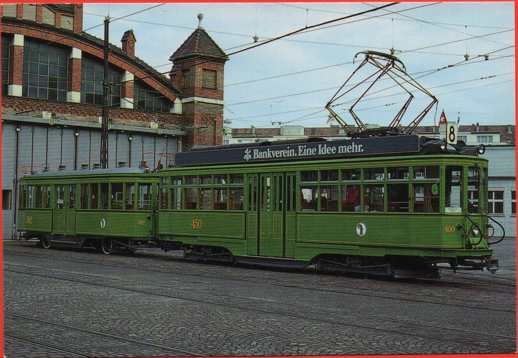 Cartes postales: BASEL Strassenbahn - Tram Dante Schuggi – Neuf (Voir description) à Jona par philajona