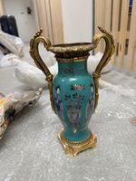 Vintage Turquoise Chinoiserie Vase Fair offers welcome