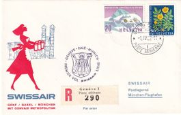 Erstflug  Swissair Genf - München 1962