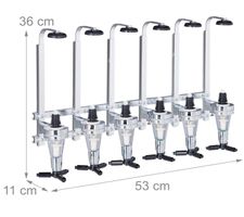 Barbutler Wand, Portonierer für 6 Flaschen, Portionieren