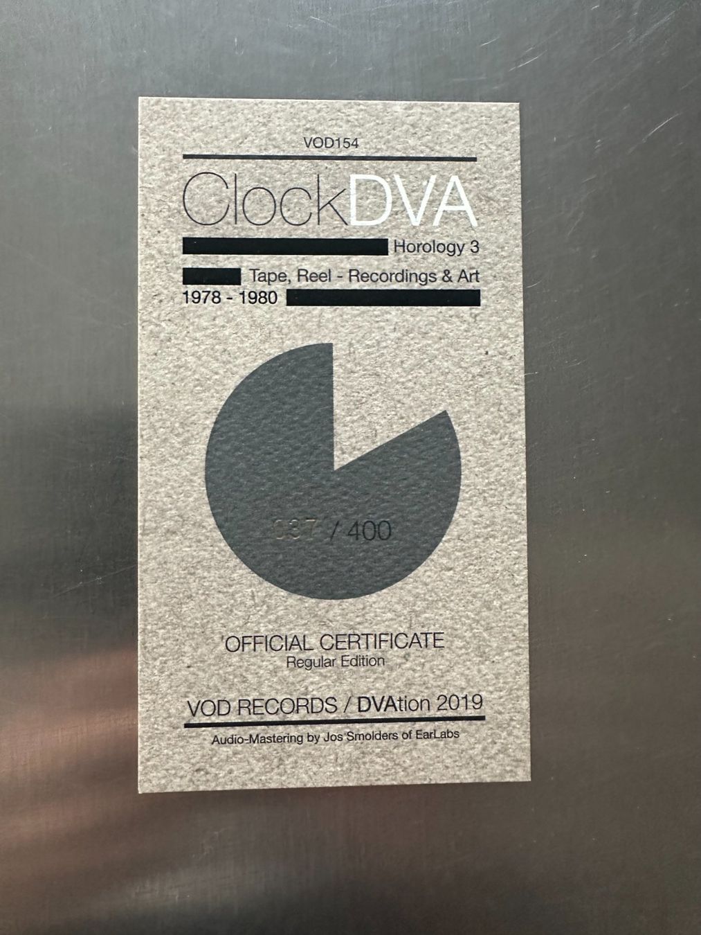 Dischi in vinile: CLOCK DVA BOX 4LPS + INSERTS XL - HOROLOGY 3 - VOD 154 – Nuovo (secondo la descrizione) da Sion venduto da jaipur1401 7
